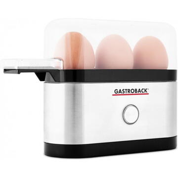 Fierbatoare oua Gastroback 42800 Design Egg Boiler 3 oua 350 W Oţel inoxidabil