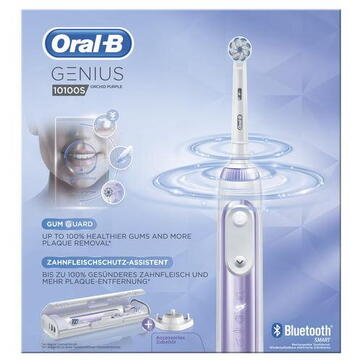 Oral-B Genius 10100S Electric Toothbrush Orchid Purple