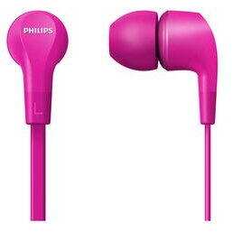 Casti Philips TAE1105PK/00 headphones/headset Wired In-ear Music Pink