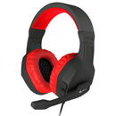 GENESIS Argon 200 Headset Head-band Black, Red