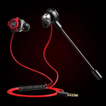 Energy Sistem ESG 1 DUAL DRIVER Wired Headphones In-ear Gaming Black, Red