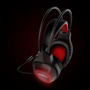 Energy Sistem ESG 2 LASER Headphones Head-band 3.5 mm connector Black, Red