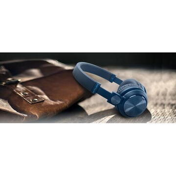 Muse M-276BTB headphones/headset Wired &amp; Wireless  Bluetooth Blue