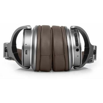Muse M-278 BT Headset Head-band 3.5 mm connector Micro-USB Bluetooth Brown