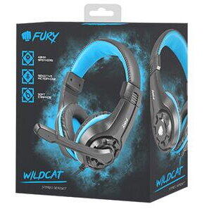 FURY Wildcat Headset Head-band 3.5 mm connector Black, Blue