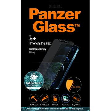 PanzerGlass ™ Apple iPhone 12 Pro Max - Privacy | Screen Protector Glass