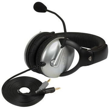 Koss SB45 Headset Wired Head-band Calls/Music Black, Silver