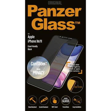 PanzerGlass ™ Apple iPhone XR | 11 - Dual Privacy™ | Screen Protector Glass