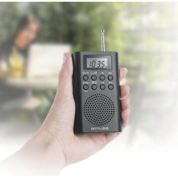 Muse M-03 R radio Portable Analog Black