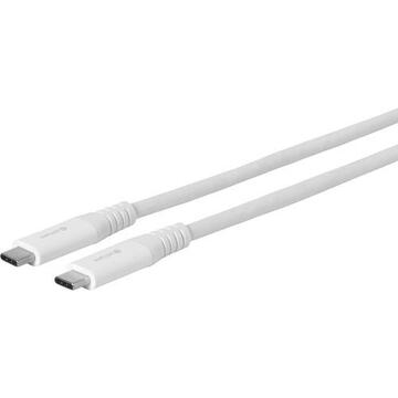 eSTUFF USB-C - C Cable 1,5m White USB cable 1.5 m USB 3.2 Gen 2 (3.1 Gen 2) USB C
