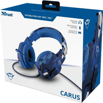 Casti Trust GXT 322B Carus Gaming Headset SUITABLE FOR PS4 / PS5