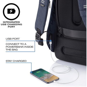 Rucsac XD DESIGN ANTI-THEFT BACKPACK BOBBY HERO SMALL NAVY P/N: P705.705