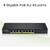 Switch ZyXEL GS1915-8EP Managed L2 Gigabit Ethernet (10/100/1000) Power over Ethernet (PoE) Black