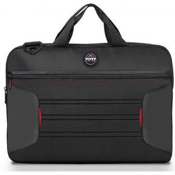 PORT Designs Set geanta pentru laptop de 43.9cm (17.3") si mouse fara fir Negru