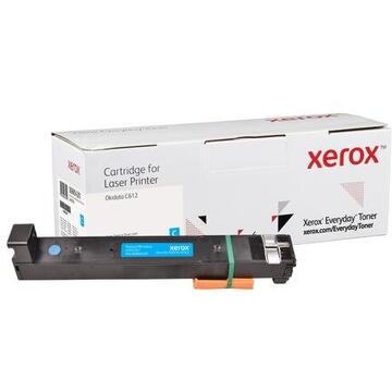 Xerox Everyday Cyan Toner compatible with Oki 46507507, Standard Yield