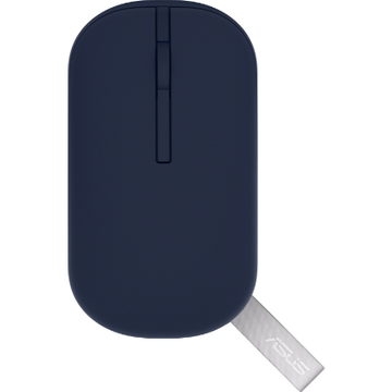 Mouse Asus Marshmallow MD100, USB Wireless/Bluetooth, Kit Quiet Blue and Solar Blue