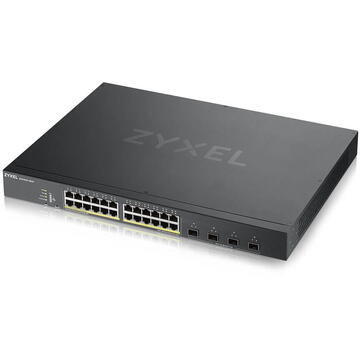 Switch Zyxel XGS1930-28HP Managed L3 Gigabit Ethernet (10/100/1000) Power over Ethernet (PoE) Black