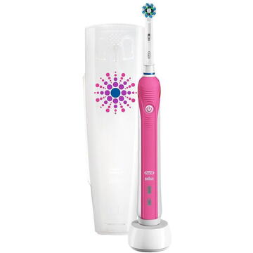 Oral-B Pro 2 2500 Pink Cross action