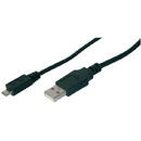 DIGITUS AK-300110-018-S USB cable 1.8 m 2.0 USB A Micro-USB B Black