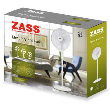 Ventilator Ventilator cu picior ajustabil Zass ZFA 1607