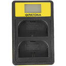 Incarcator Smart Patona USB Dual LCD LP-E12 compatibil Canon EOS M - 141652