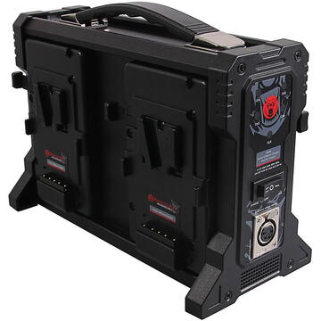 Incarcator Patona Berenstargh cu functie Power Bank si cablu 4-Pin XLR pentru 4x acumulatori Sony Red DSLR V-Моunt-16846