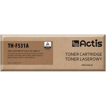 Actis TH-F531A toner for HP printer; HP 205A CF531A replacement; Standard; 900 pages; cyan