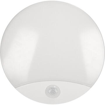 Orno Plafoniera LED 15W, tavan cu senzor de mișcare, 1050lm, IP44, 4000K, policarbonat opal, alb