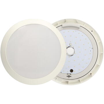 Orno Plafoniera LED ZEFIR cu senzor de miscare la microunde, alb, 25W