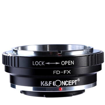 Adaptor montura K&F Concept FD-FX de la Canon FD la Fuji X-Mount KF06.108