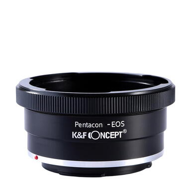 Adaptor montura K&F Concept Pentacon 6-EOS de la Pentacon 6 Kiev 60 la Canon EOS KF06.065