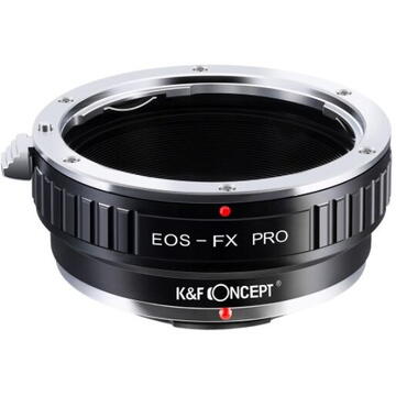 Adaptor montura  K&F Concept EOS-FX PRO de la Canon EOS la Fuji X-Mount KF06.393