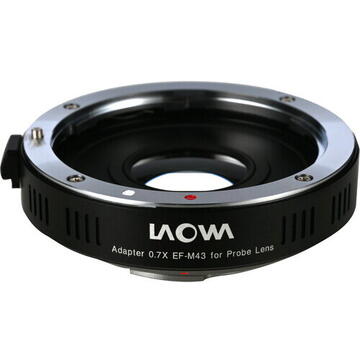 Adaptor montura Laowa EF-M4/3 0.7x Reducere focala de la Canon EF/S la MFT M4/3 pentru obiectiv Laowa 24mm f/14 Probe