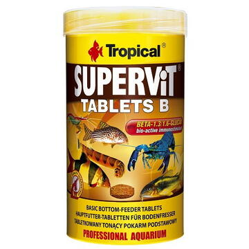 Hrana pesti TROPICAL Supervit Tablets B - food for fish - 150g
