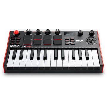 AKAI MPK Mini Play MK3 Control keyboard Pad controller MIDI USB Black, Red