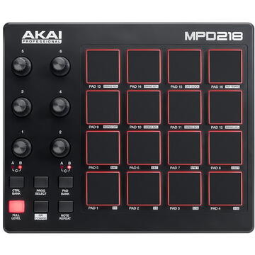 AKAI MPD 218 Pad controller MIDI USB Black