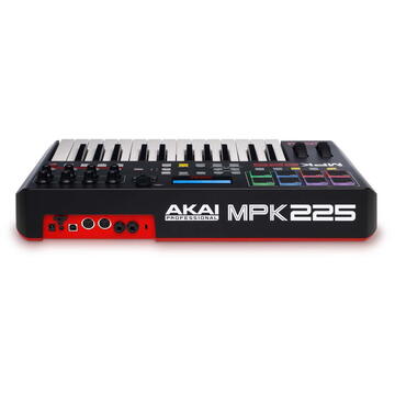 AKAI MPK 225 Control keyboard Pad controller MIDI USB RGB Black