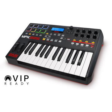 AKAI MPK 225 Control keyboard Pad controller MIDI USB RGB Black