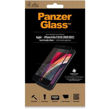PanzerGlass ™ Apple iPhone 6 | 6s | 7 | 8 | SE (2020/2022) | Screen Protector Glass