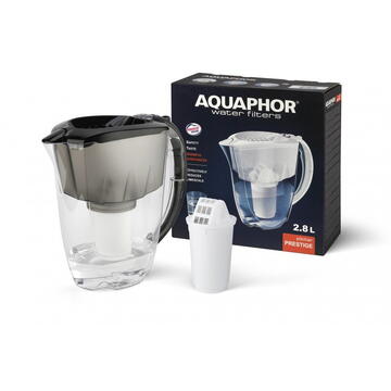 Aquaphor Cana filtranta Prestige 2.8L, filtru A5, negru