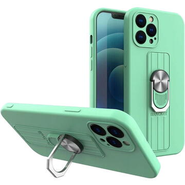 Husa STAR Husa Capac Spate cu Inel Verde APPLE Iphone 12 Pro