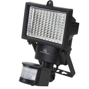 Maclean MCE442 Solar Lamp LED Spotlight Motion Sensor Floodlight Wall Mount Light Twilight IP44 6W 6000K