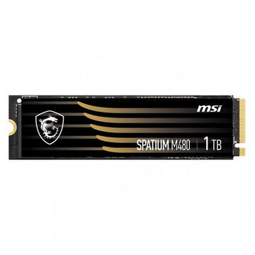 SSD MSI Spatium M480 1TB, PCI Express 4.0 x4, M.2