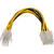 Akyga AK-CA-10 power cable Black/Yellow 0.15 m