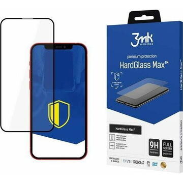 3MK Szkło Hartowane Full HardGlass Max iPhone 13/13 Pro
