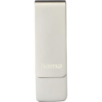 Memorie USB Hama "Rotate Pro" USB Stick, USB 3.0, 32GB, 70MB/s, silver
