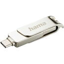 Memorie USB Hama "C-Rotate Pro" USB Stick, USB-C 3.1/3.0, 256GB, 90MB/s, silver