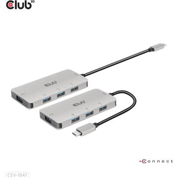 Club 3D CLUB3D USB Gen2 Type-C to 10Gbps 4x USB Type-A Hub