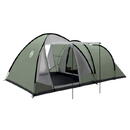 Coleman 5-person dome tent Waterfall 5 Deluxe (green/light grey, with tunnel extension)