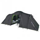 High Peak dome tent Como 4.0 (dark grey/green, with 2 bedrooms, model 2022)